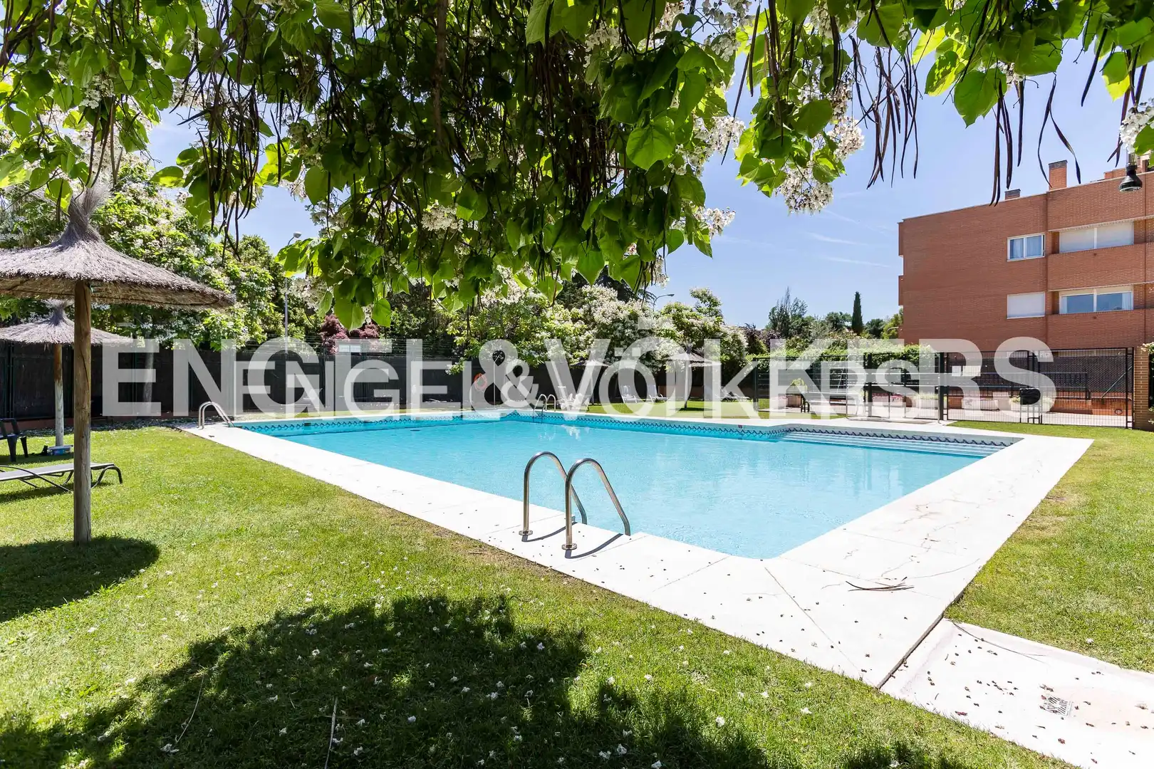 Piscina de Pis de lloguer en Madrid amb Aire condicionat, Calefacció i Parquet