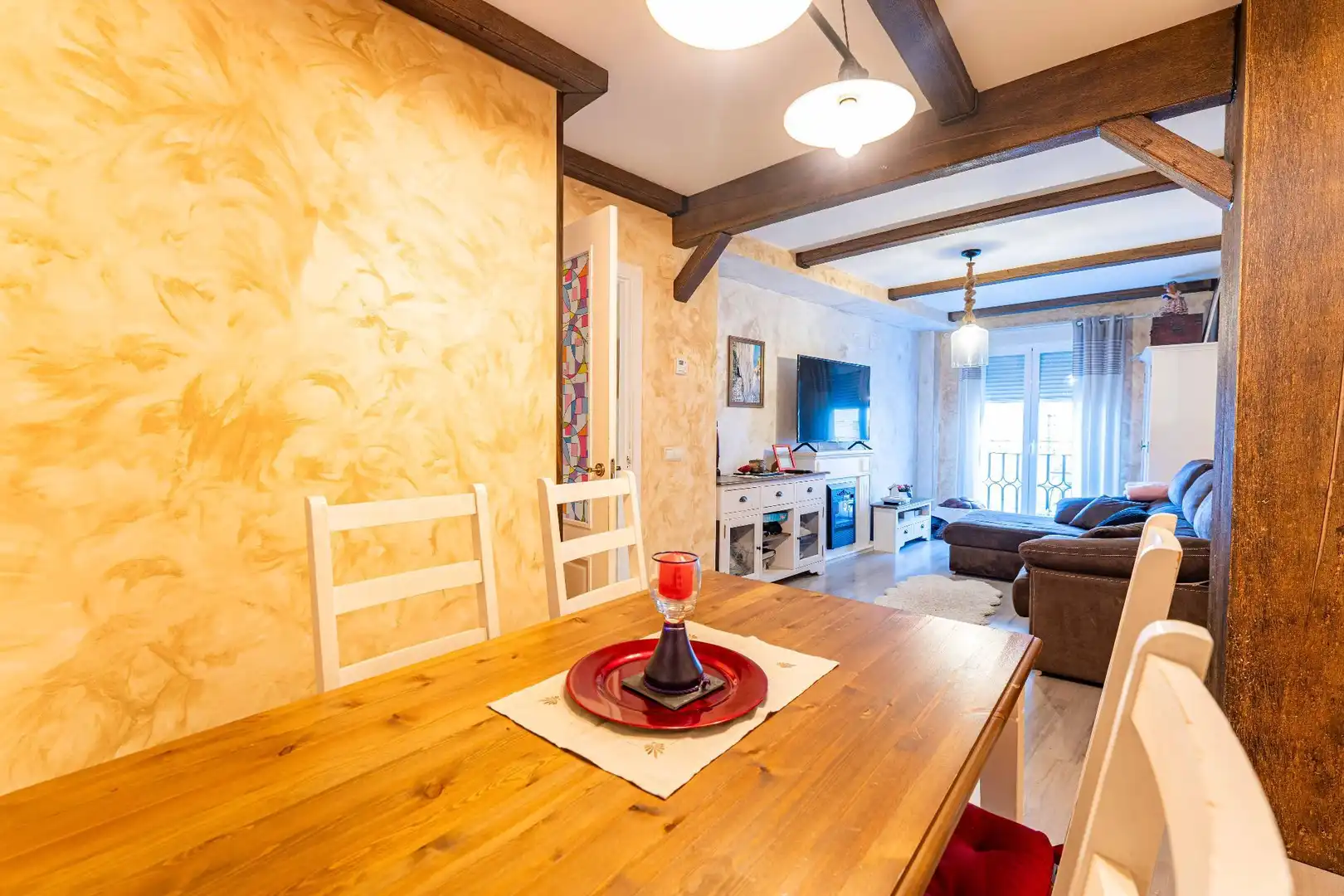 Living room of Flat for sale in Humanes de Madrid  with Air Conditioner, Heating and Terrace