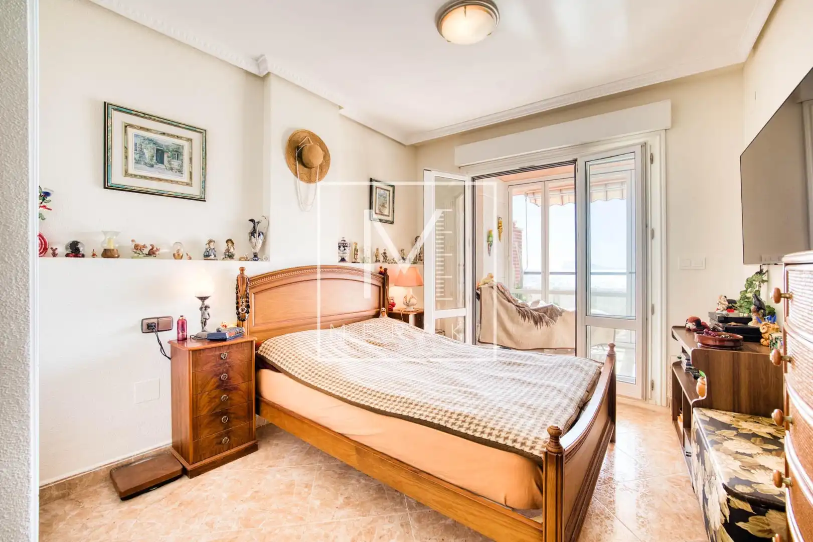Habitación de Apartamento en venta en Calpe / Calp con Aire acondicionado, Jardín privado y Terraza