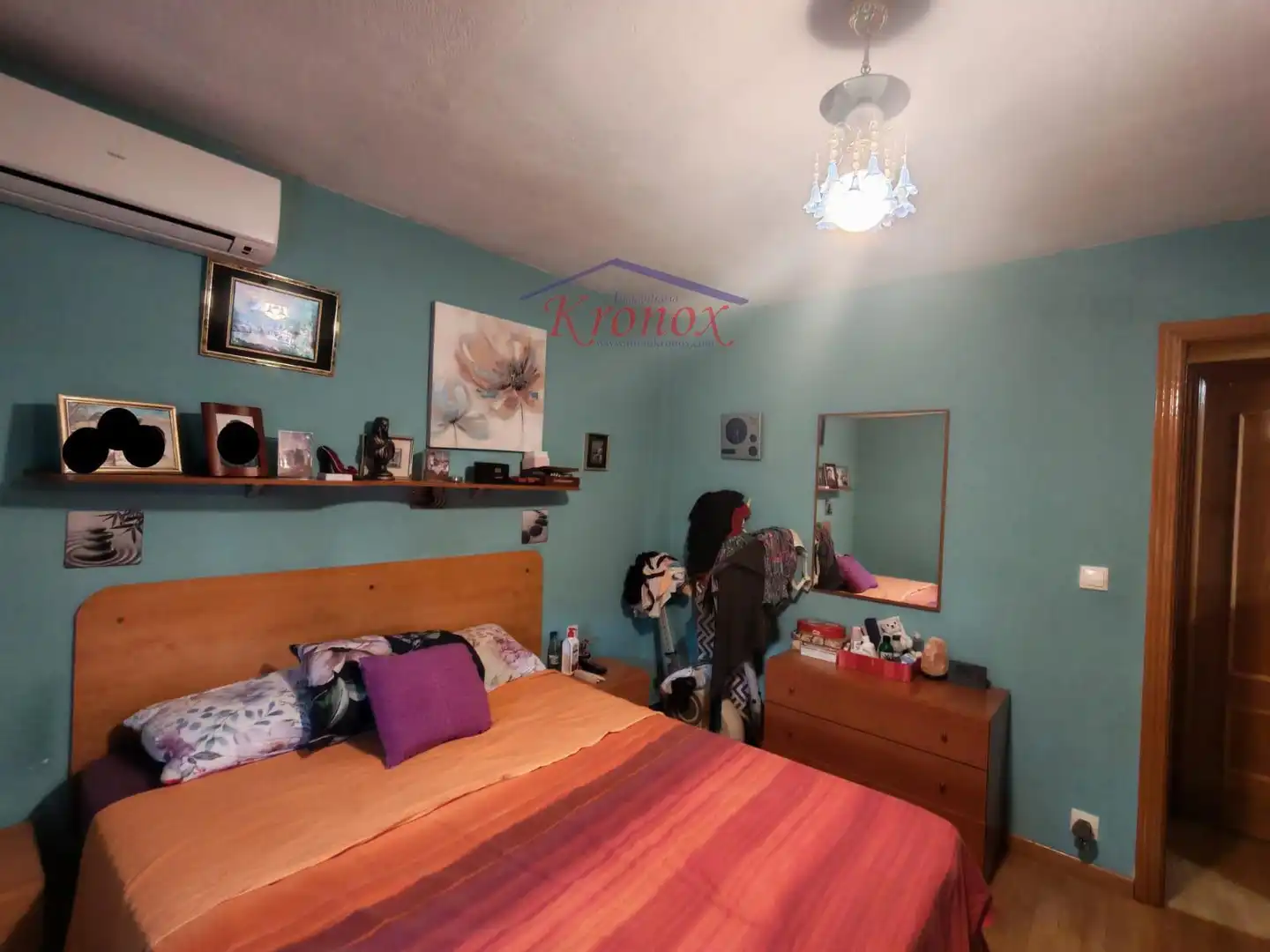 Bedroom of Flat for sale in Madrid  with Air Conditioner, Heating and Terrace