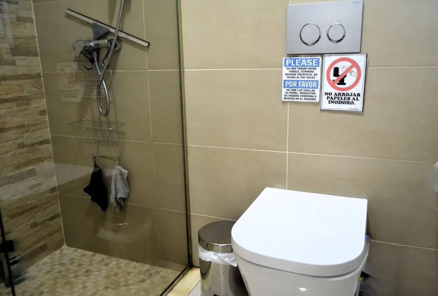 Badezimmer von Wohnung zum Verkauf in Pájara mit Privatgarten, Terrasse und Gemeinschaftspool