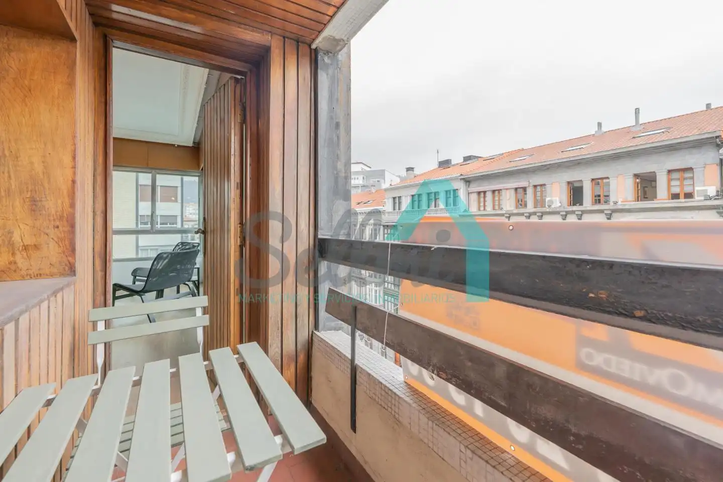 Terrasse von Wohnung zur Miete in Oviedo  mit Heizung, Parkett und Terrasse