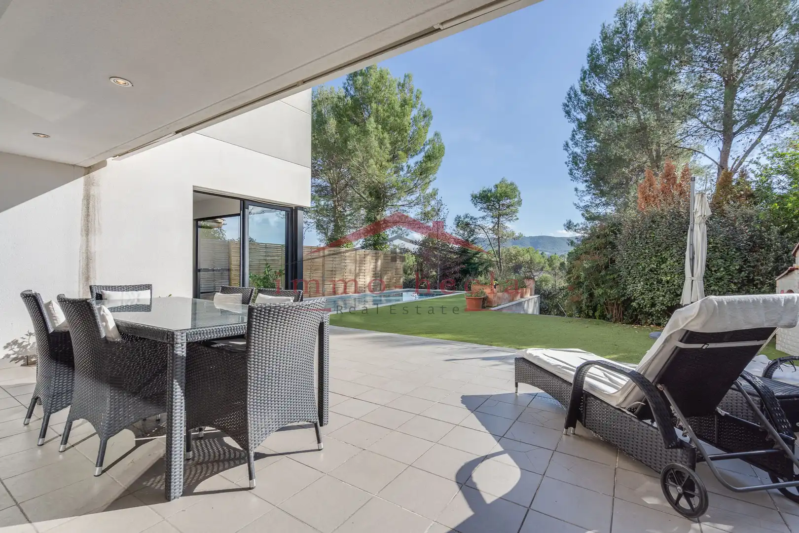 Terraza de Casa o chalet en venta en Santa Margarida de Montbui con Calefacción, Jardín privado y Terraza