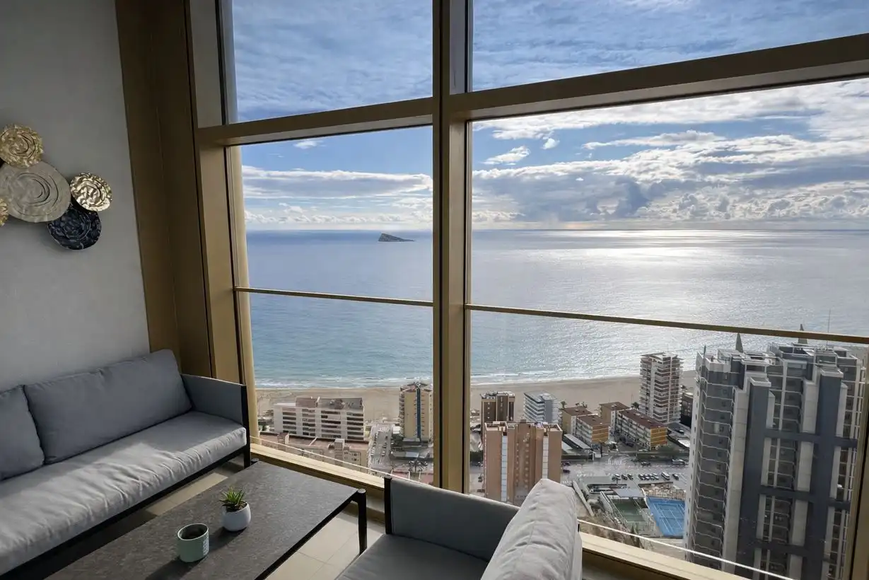 Living room of Apartments for sale in Benidorm  with Air Conditioner, Heating and Private garden