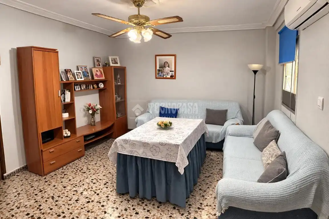 Living room of Detached homes for sale in Sevilla  with Air Conditioner and Terrace