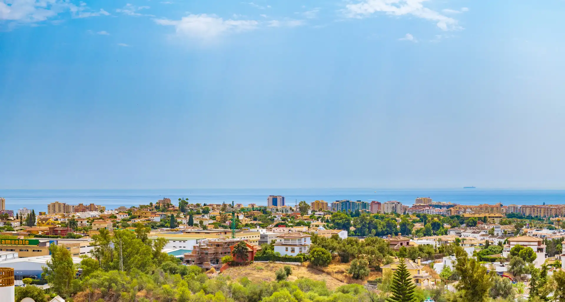Vista exterior de Piso en venta en Mijas con Terraza, Piscina y Internet