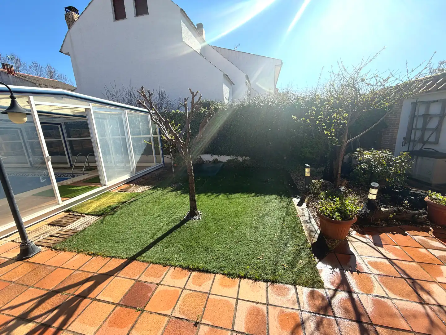 Jardín de Casa o chalet en venta en Azuqueca de Henares con Aire acondicionado, Jardín privado y Trastero