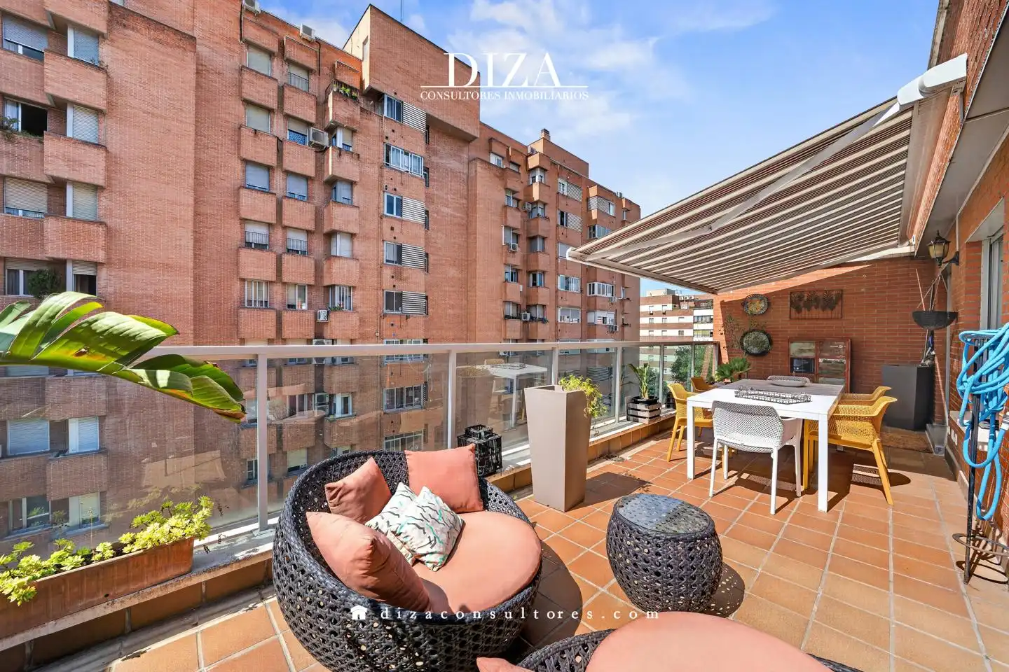 Terrace of Flat for rent in Madrid  with Air Conditioner, Heating and Terrace