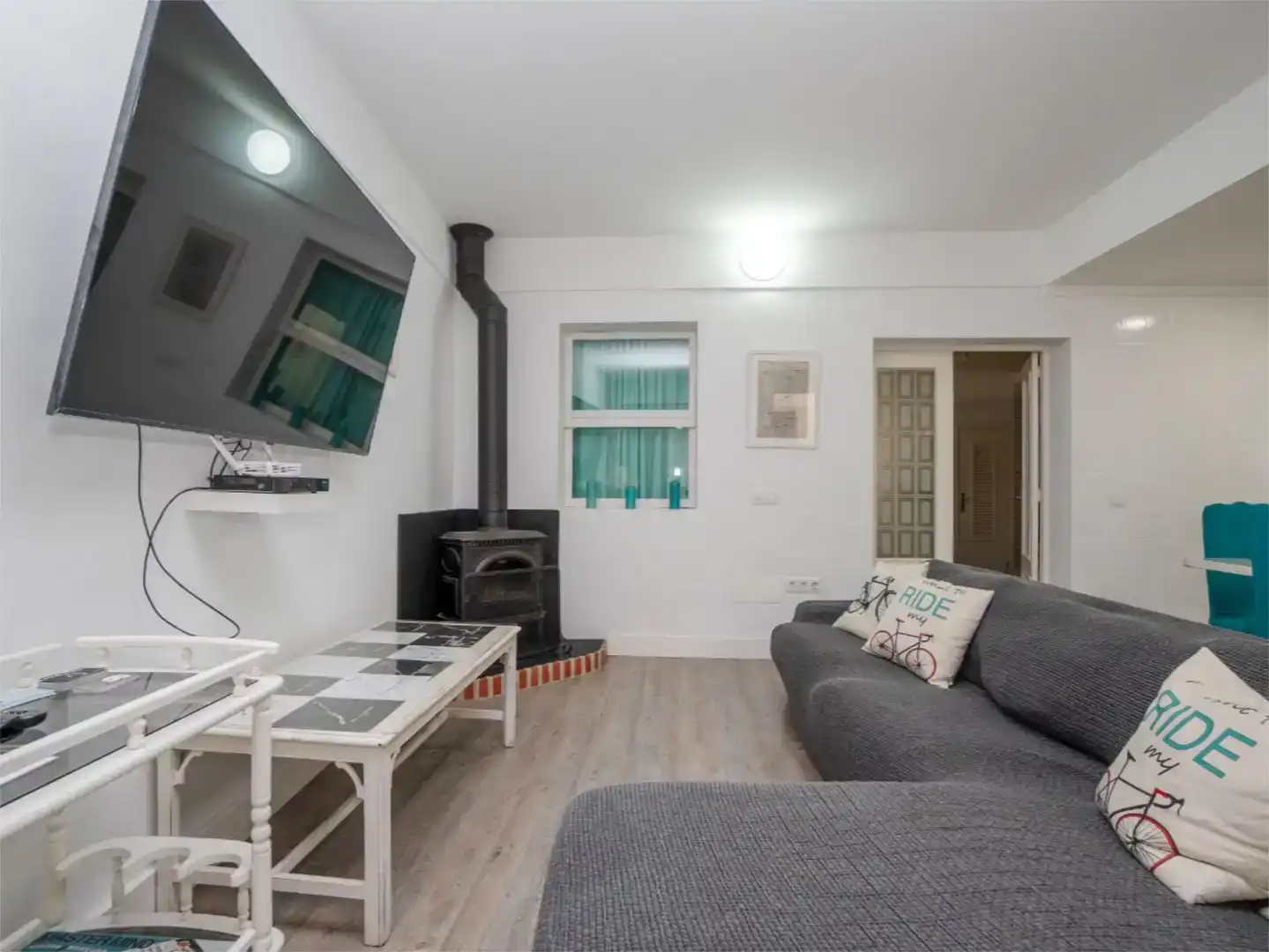 Sala de estar de Piso en venta en Maria de la Salut con Aire acondicionado, Jardín privado y Trastero