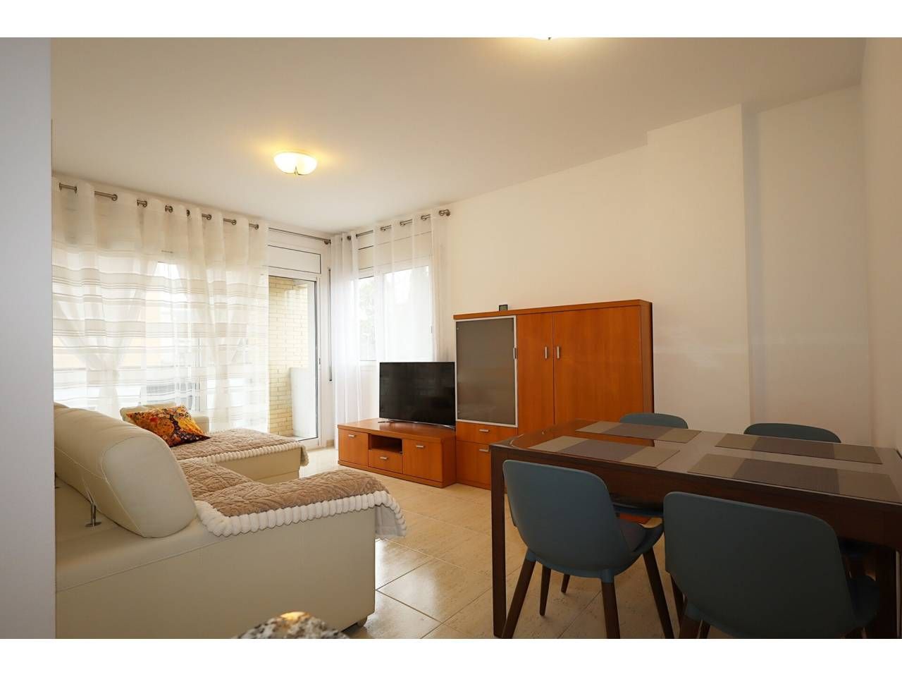 Wohnzimmer von Wohnung zum Verkauf in Lloret de Mar mit Klimaanlage, Heizung und Möbliert