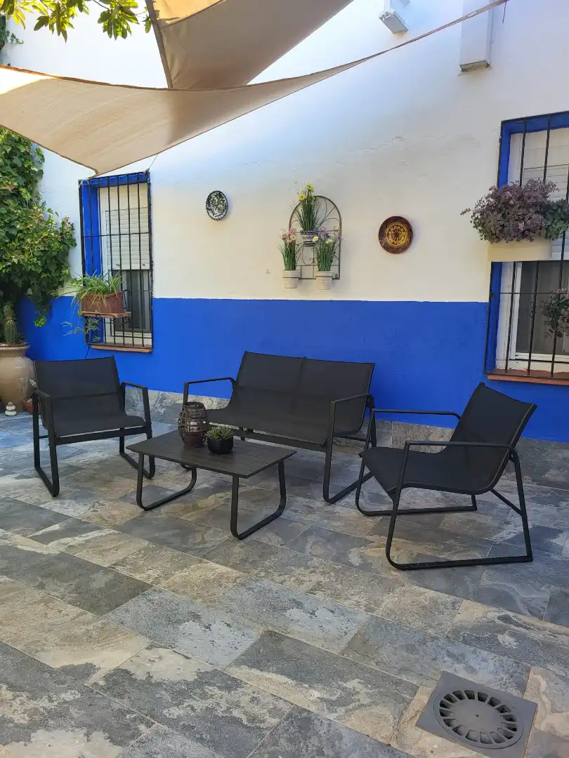 Terraza de Casa o chalet en venta en Los Pozuelos de Calatrava   con Aire acondicionado, Calefacción y Jardín privado