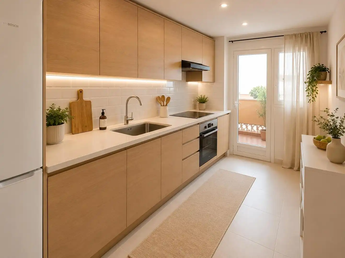 Cocina de Ático en venta en  Palma de Mallorca con Aire acondicionado, Calefacción y Parquet