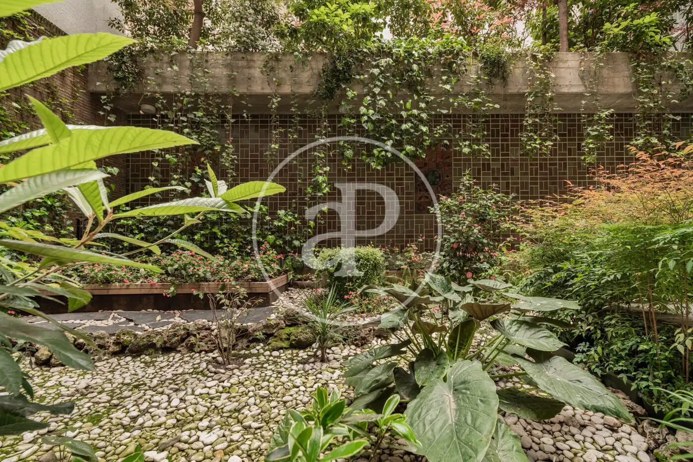 Garten von Maisonette zur Miete in Madrid mit Klimaanlage, Heizung und Privatgarten