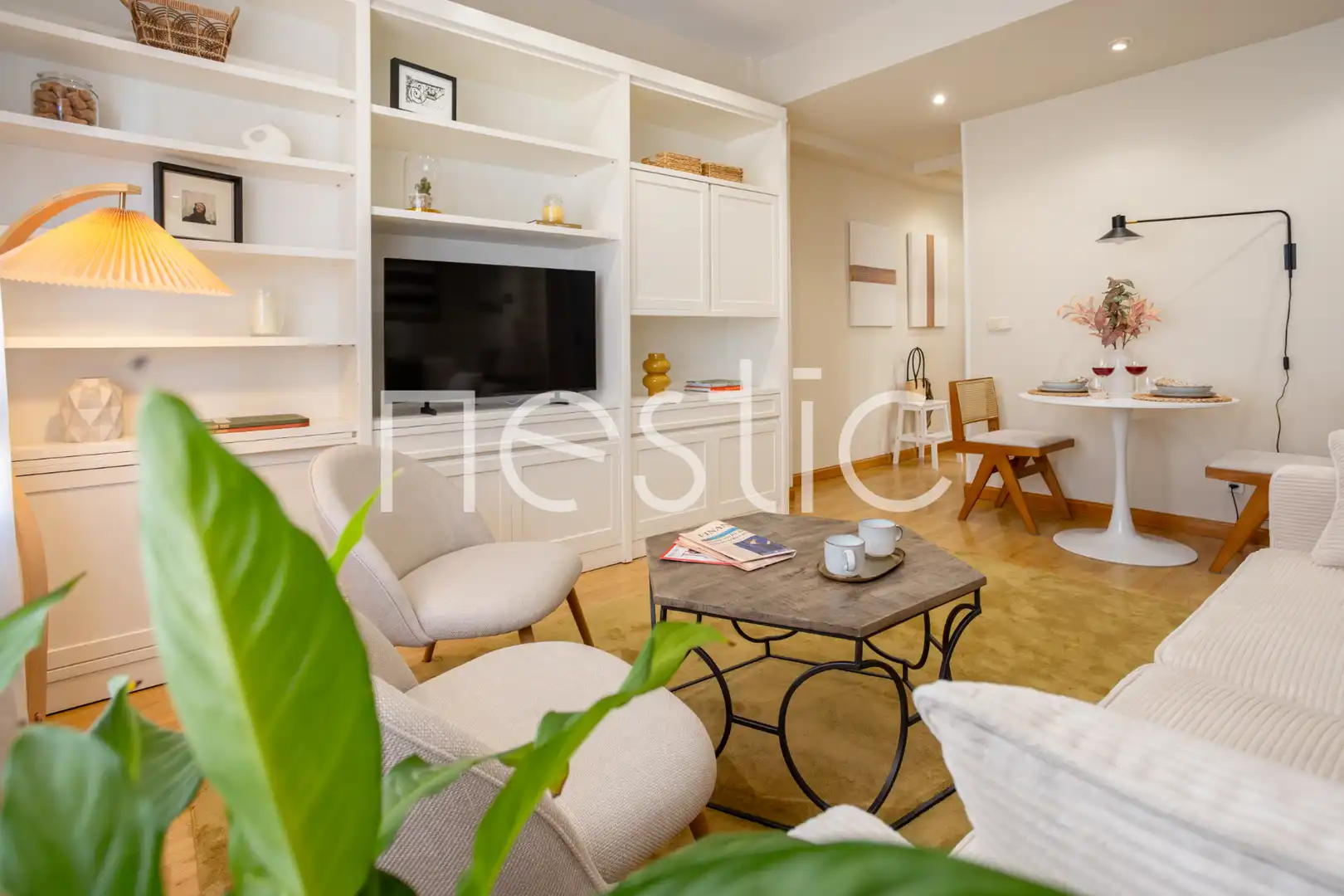 Wohnzimmer von Wohnungen zur Miete in Madrid mit Klimaanlage, Heizung und Möbliert