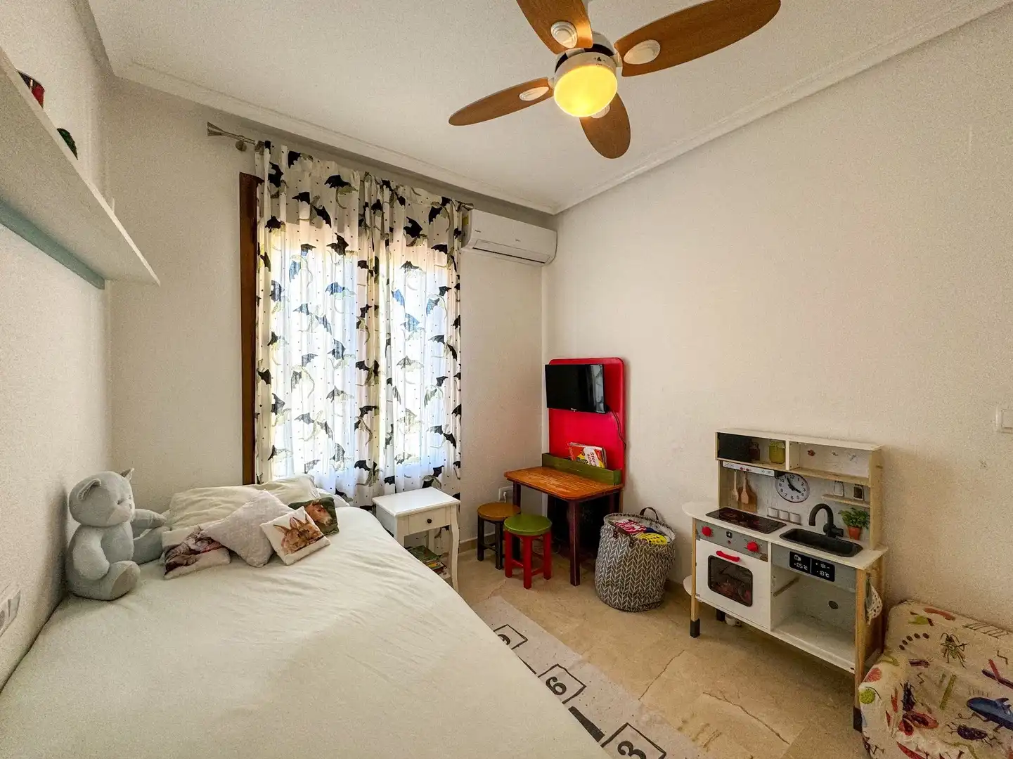 Bedroom of Detached homes for rent in Algorfa  with Air Conditioner, Heating and Private garden