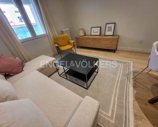 Living room of Apartment to rent in  Madrid Capital  with Air Conditioner, Heating and Furnished