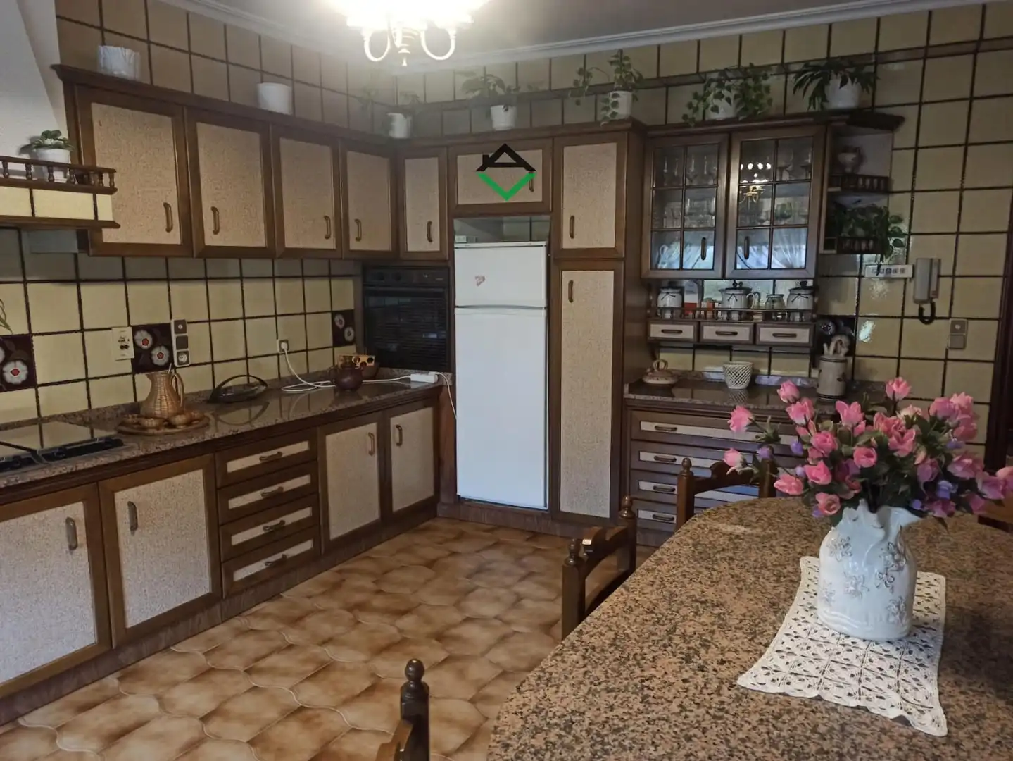 Cocina de Casa o chalet en venta en Cangas  con Calefacción y Amueblado