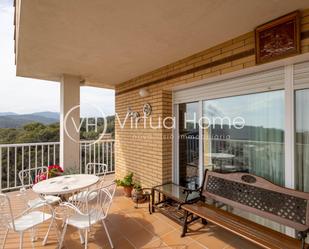 Exterior view of Country house for sale in Santa Susanna  with Air Conditioner, Terrace and Balcony