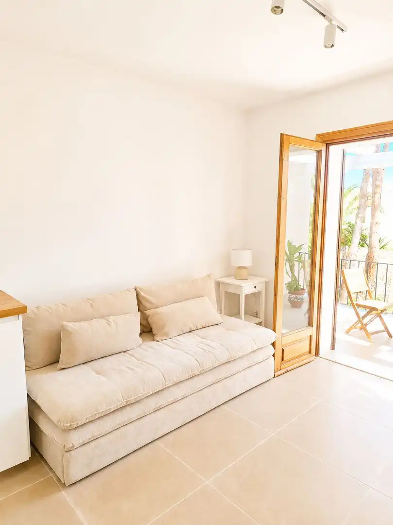 Sala d'estar de Apartament en venda en Pedreguer amb Jardí privat, Piscina i Balcó
