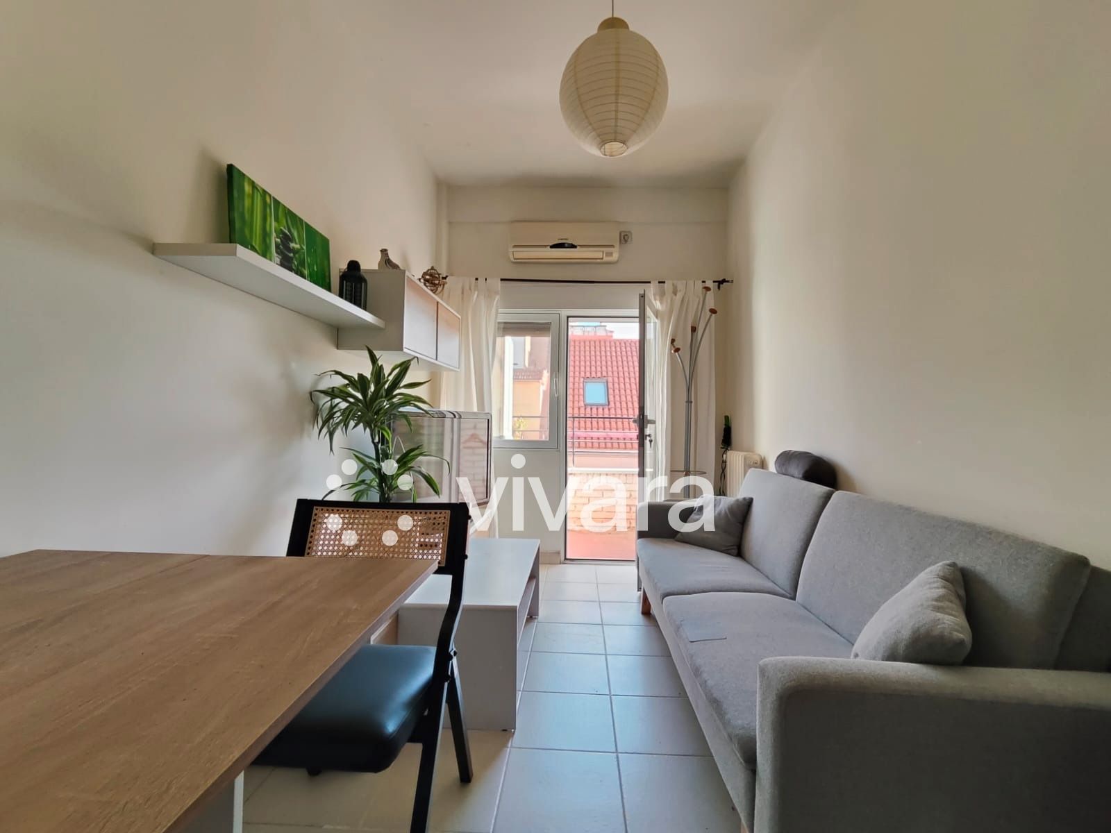 Sala d'estar de Pis de lloguer en  Madrid Capital amb Aire condicionat, Calefacció i Moblat