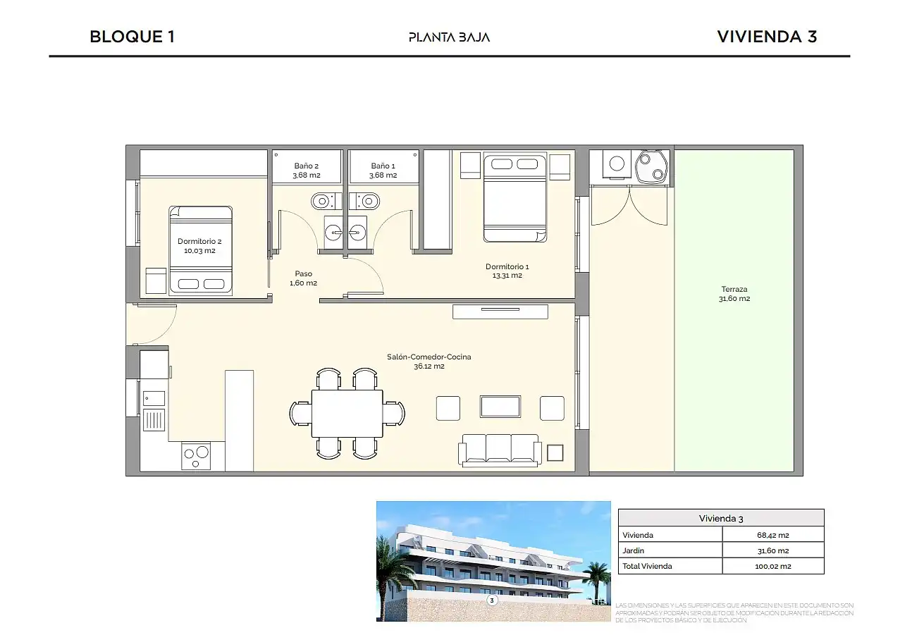 Apartamento con terraza en venta en Balcón de Finestrat - Terra Marina, imagen 13