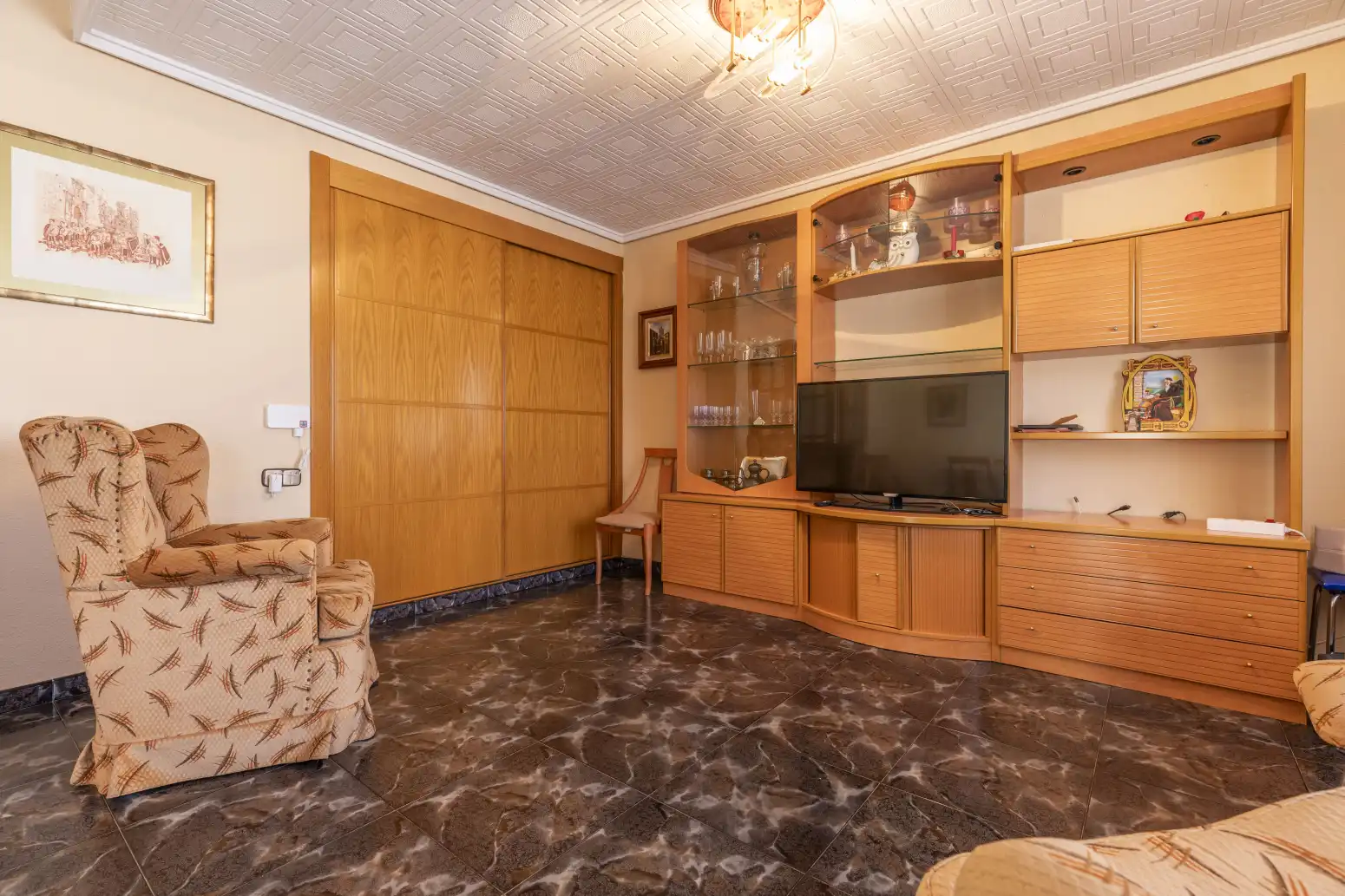 Sala de estar de Casa o chalet en venta en Tavernes Blanques con Aire acondicionado, Calefacción y Terraza