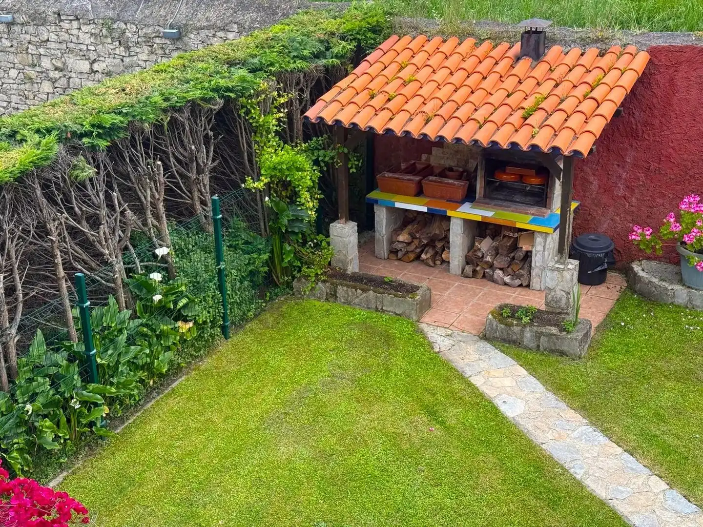 Jardín de Casa o chalet en venta en Gijón  con Calefacción, Terraza y Piscina