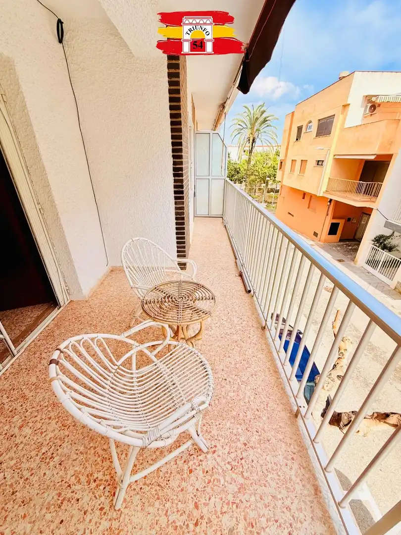 Balcony of Flat for sale in Pilar de la Horadada  with Air Conditioner, Furnished and Balcony