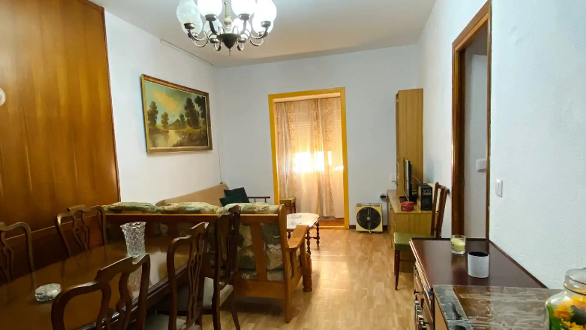 Living room of Flat for rent in Málaga Capital  with Furnished, Washing machine and Microwave