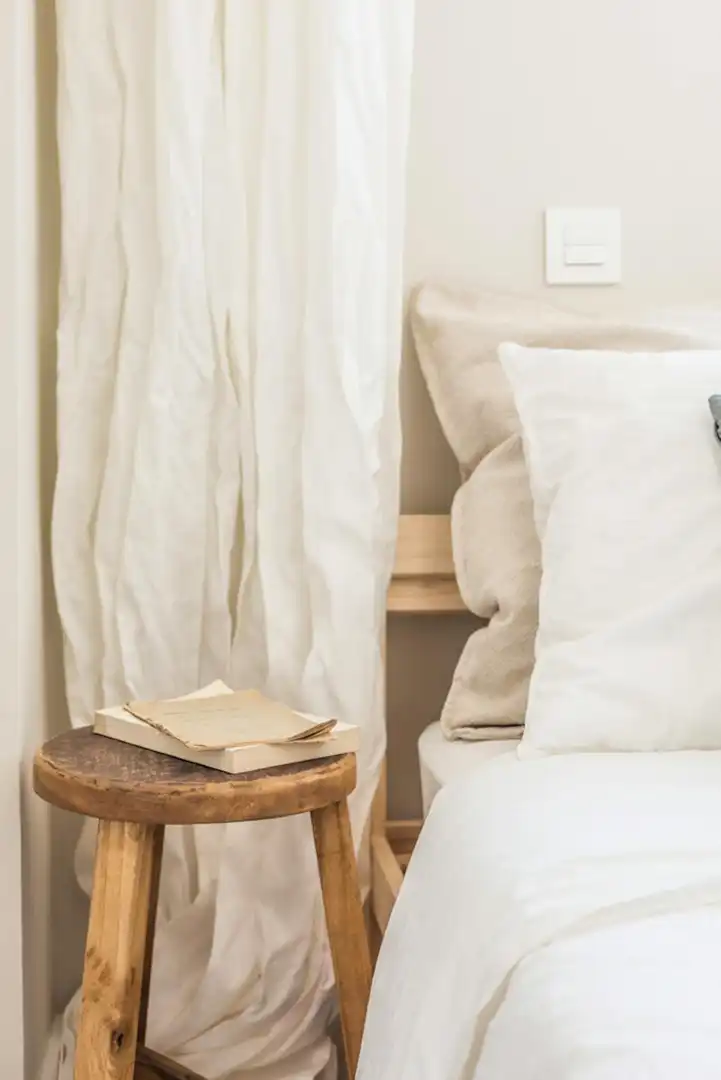 Schlafzimmer von Wohnung zur Miete in Madrid mit Klimaanlage, Heizung und Möbliert