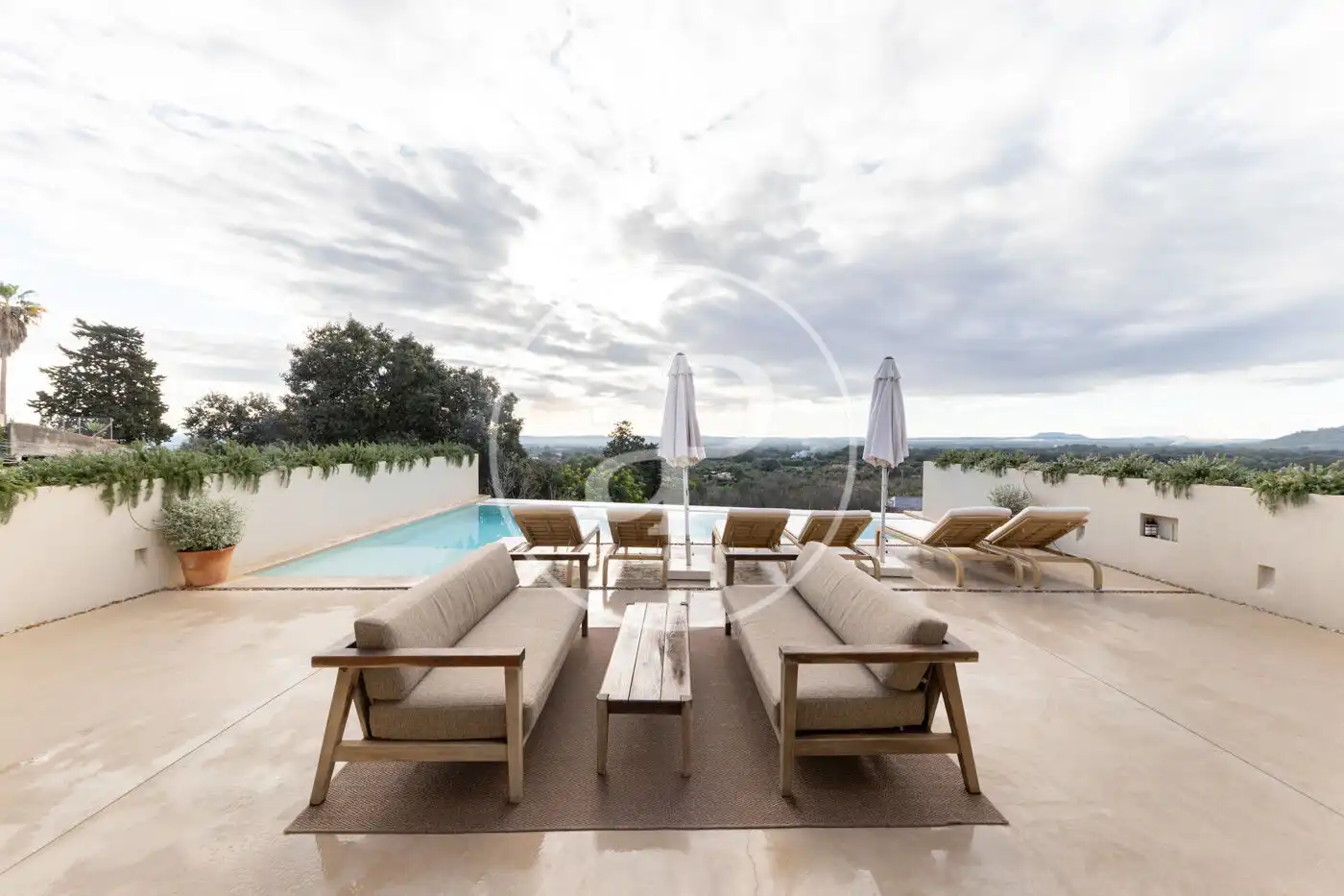 Terraza de Casa o chalet en venta en Búger con Aire acondicionado, Calefacción y Jardín privado