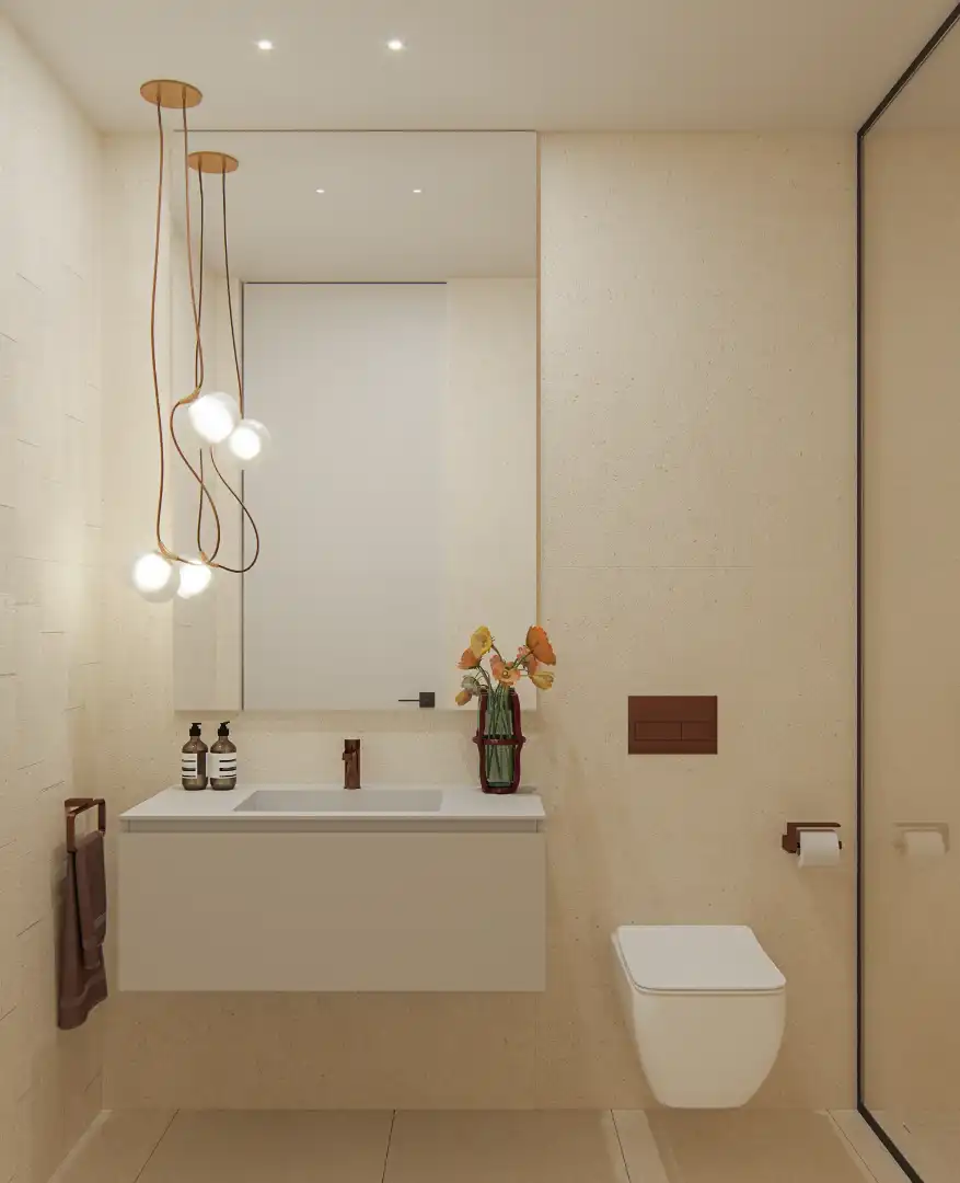 Bathroom of Detached homes for sale in Islantilla  with Air Conditioner, Heating and Private garden