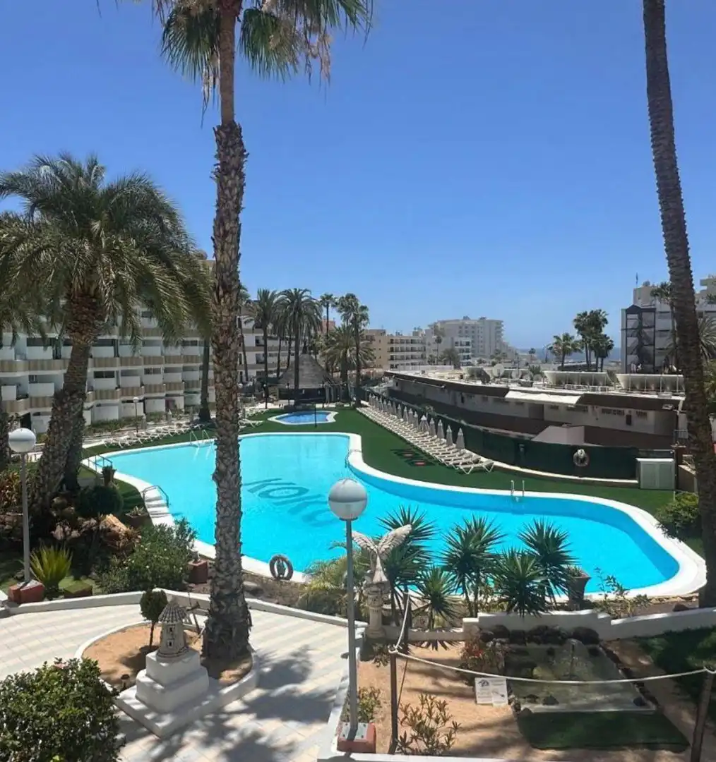 Swimming pool of Study for rent in San Bartolomé de Tirajana  with Air Conditioner, Terrace and Furnished