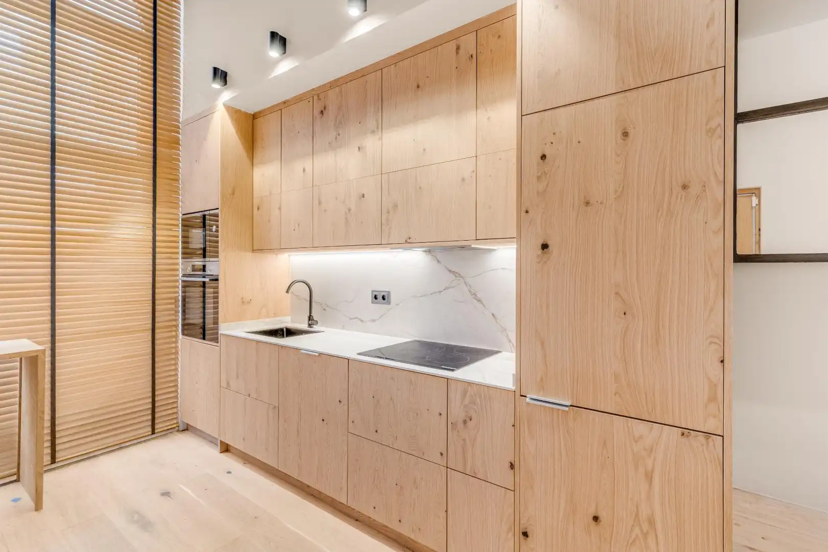 Kitchen of Flat for sale in Barcelona  with Air Conditioner, Heating and Parquet flooring