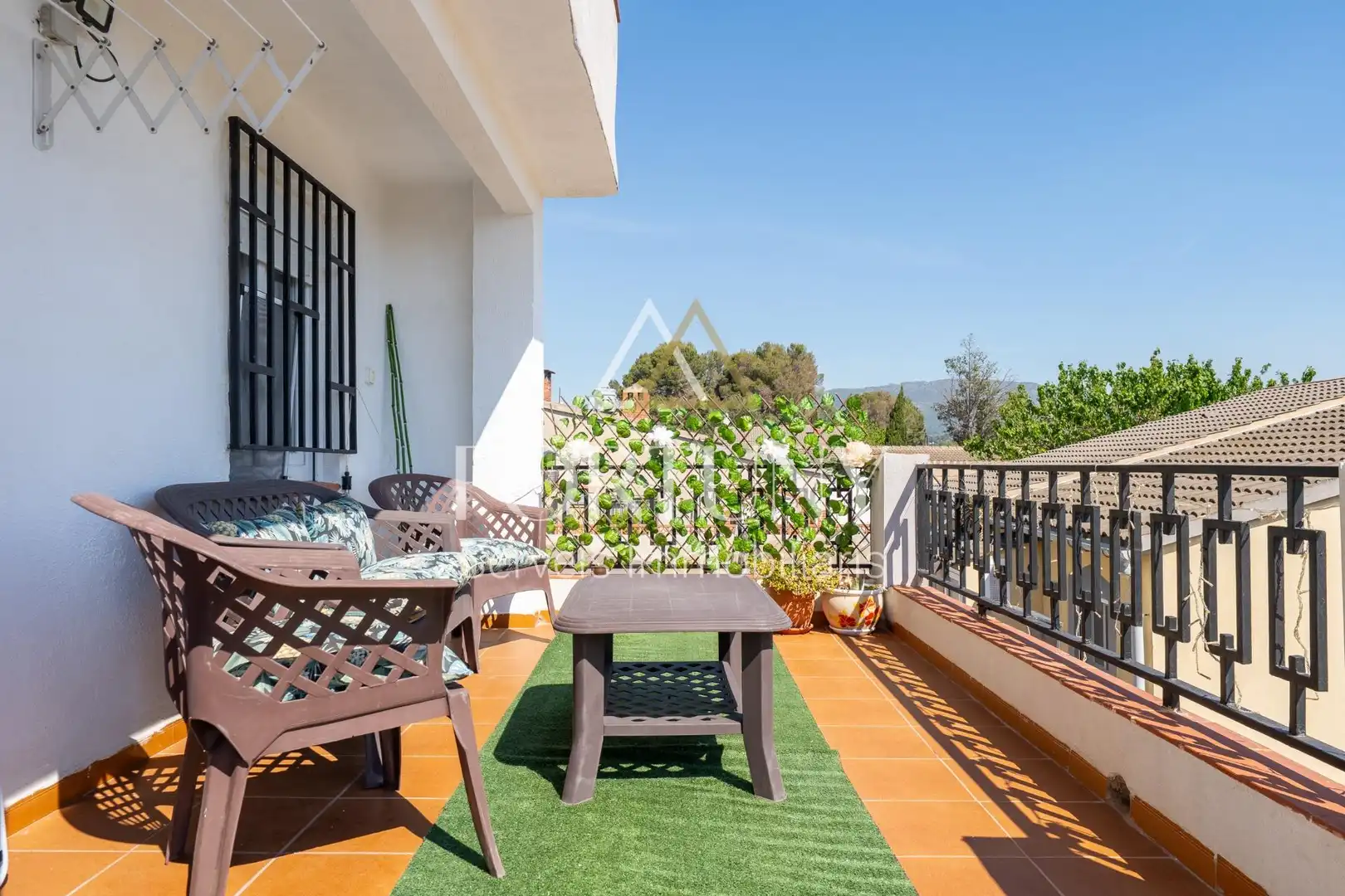 Terrassa de Casa o xalet en venda en Alcover amb Aire condicionat, Jardí privat i Terrassa