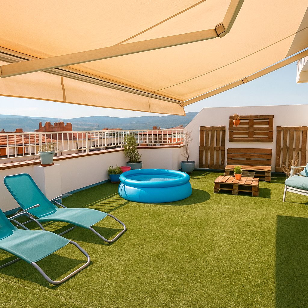 Terrace of Flat for sale in Mollet del Vallès  with Air Conditioner, Heating and Terrace
