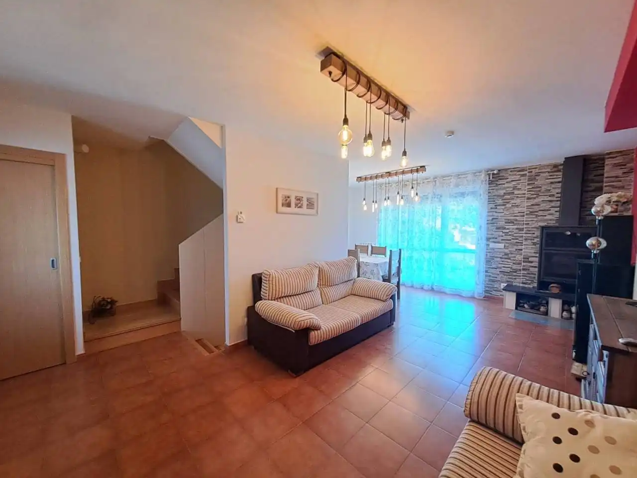 Sala de estar de Casa o chalet en venta en Valdorros con Calefacción, Jardín privado y Parquet