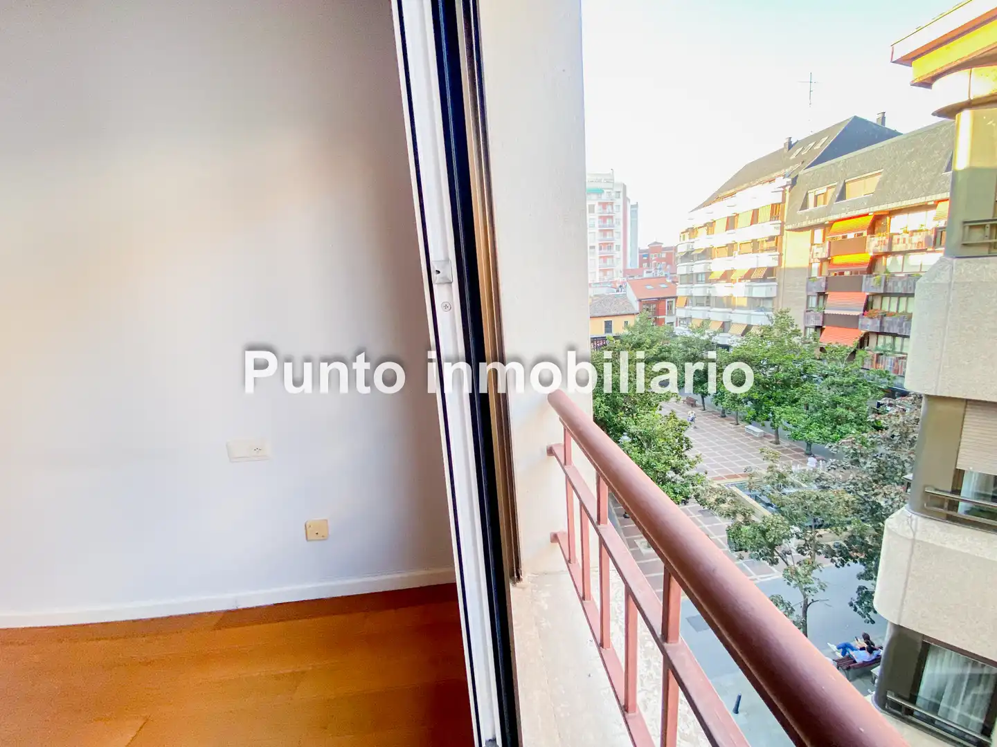 Terraza de Piso de alquiler en Valladolid con Aire acondicionado, Calefacción y Parquet