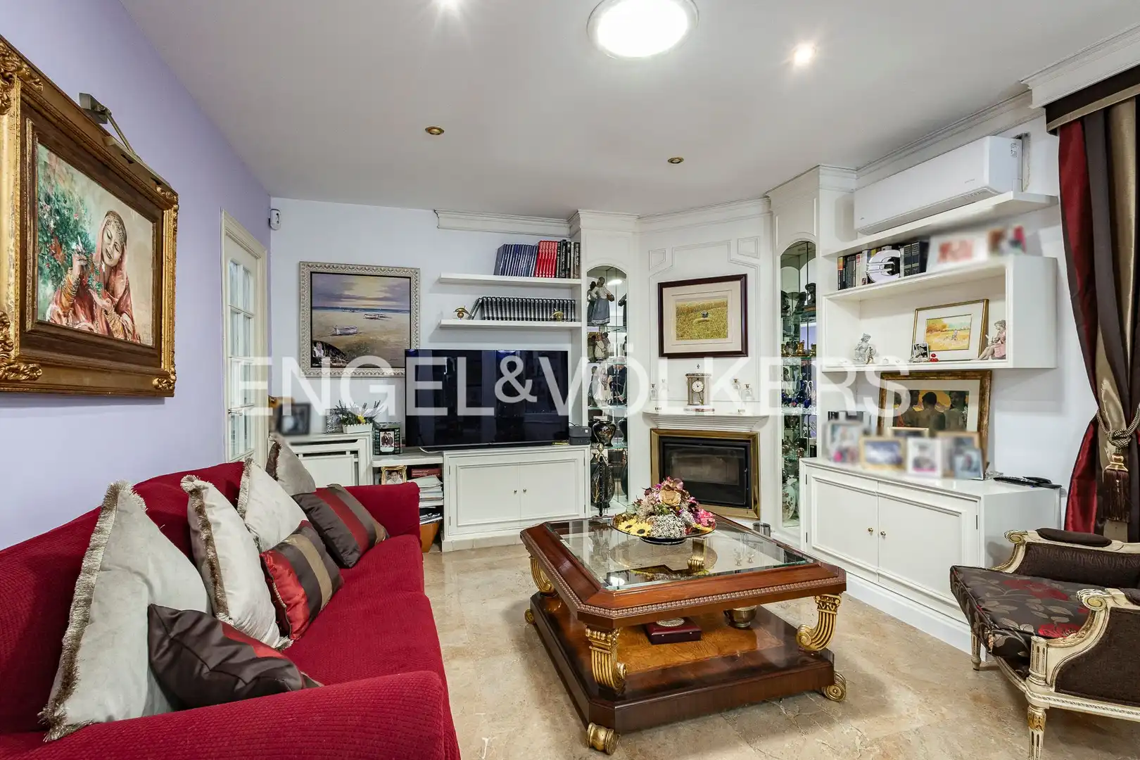 Sala de estar de Casa o chalet en venta en Sant Joan Despí con Aire acondicionado, Calefacción y Jardín privado