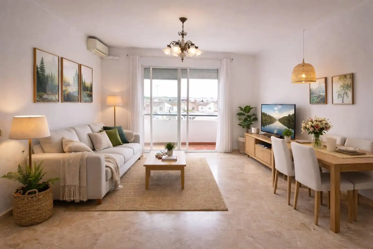 Sala de estar de Apartamento en venta en Jerez de la Frontera con Jardín privado y Terraza