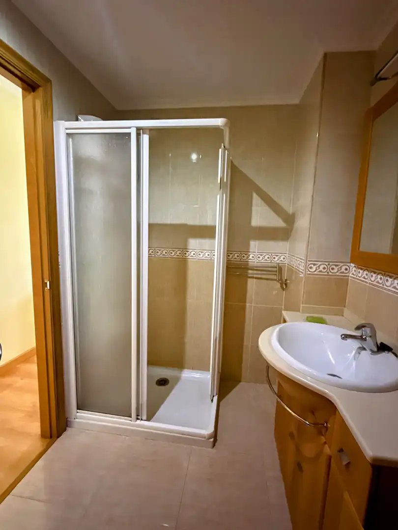 Bathroom of Flat for rent in Santa Comba  with Heating, Parquet flooring and Terrace