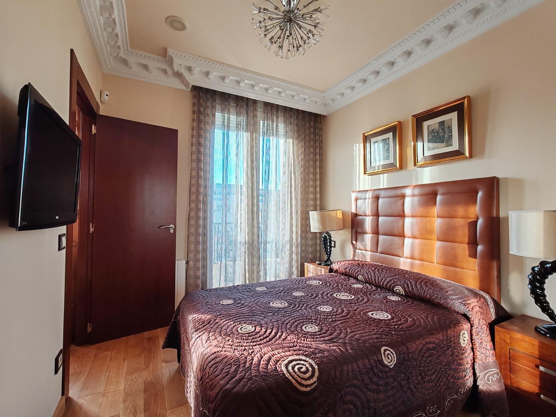 Bedroom of Flat to rent in  Valencia Capital  with Air Conditioner, Heating and Parquet flooring