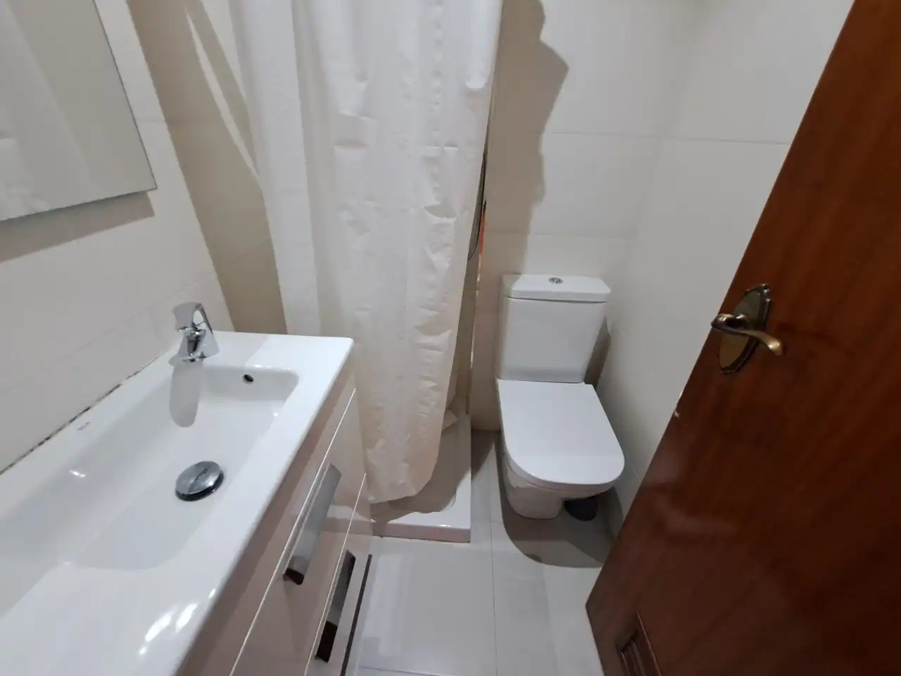 Badezimmer von Wohnung zur Miete in Málaga mit Klimaanlage, Terrasse und Möbliert
