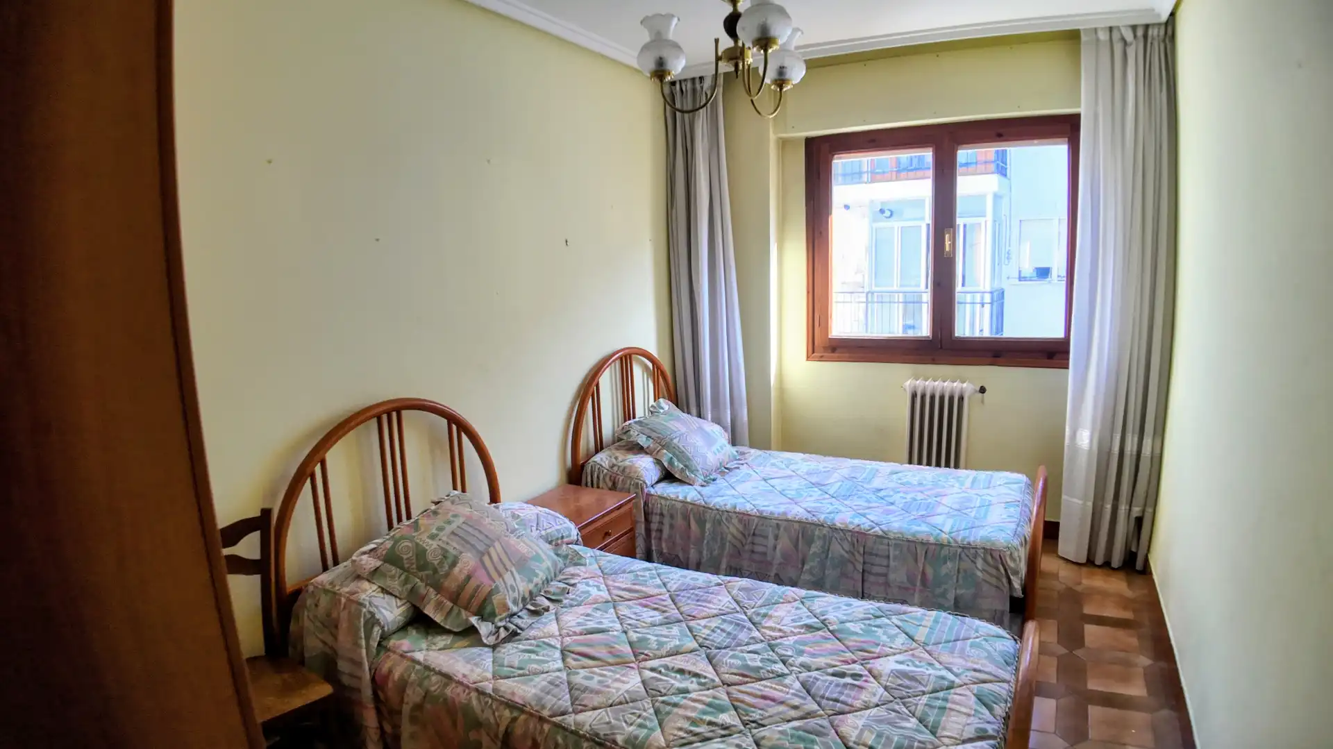 Bedroom of Flat for sale in Herrera de Pisuerga  with Heating, Terrace and Furnished
