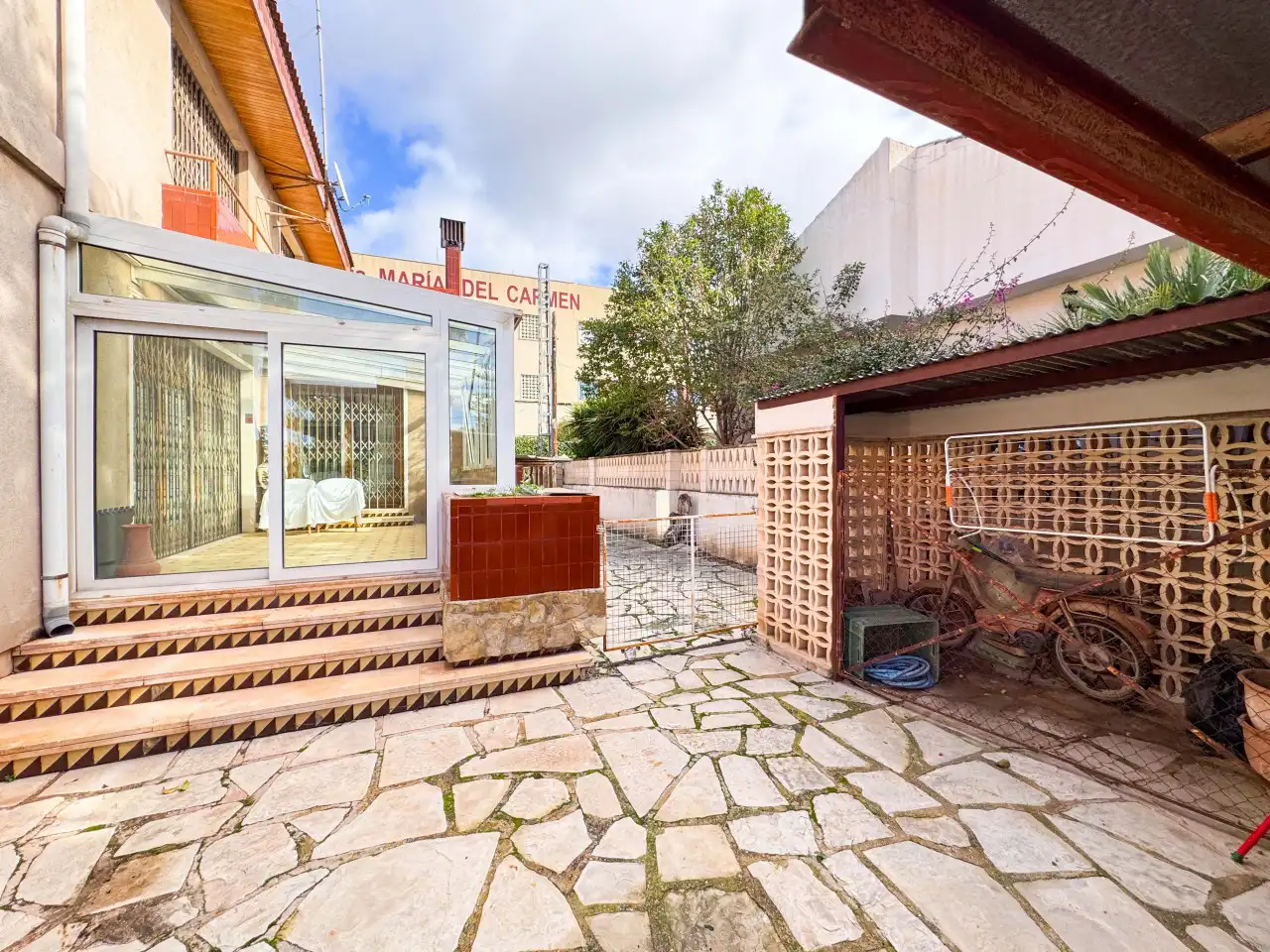 Garden of Houses for sale in Elda  with Air Conditioner, Heating and Private garden