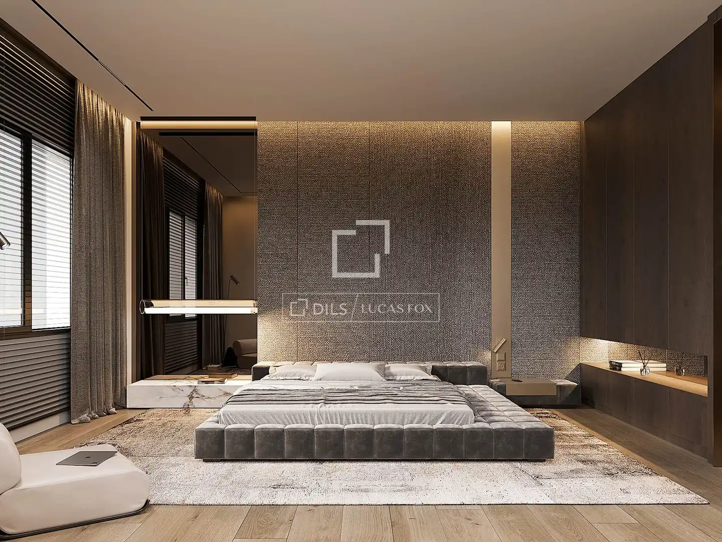 Bedroom of Flat for sale in Barcelona  with Air Conditioner and Heating