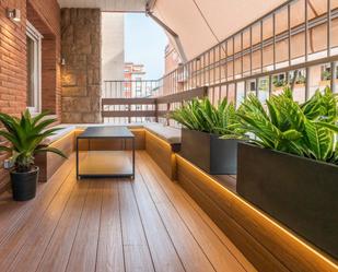 Terrace of Apartment to rent in  Barcelona Capital  with Air Conditioner, Heating and Parquet flooring