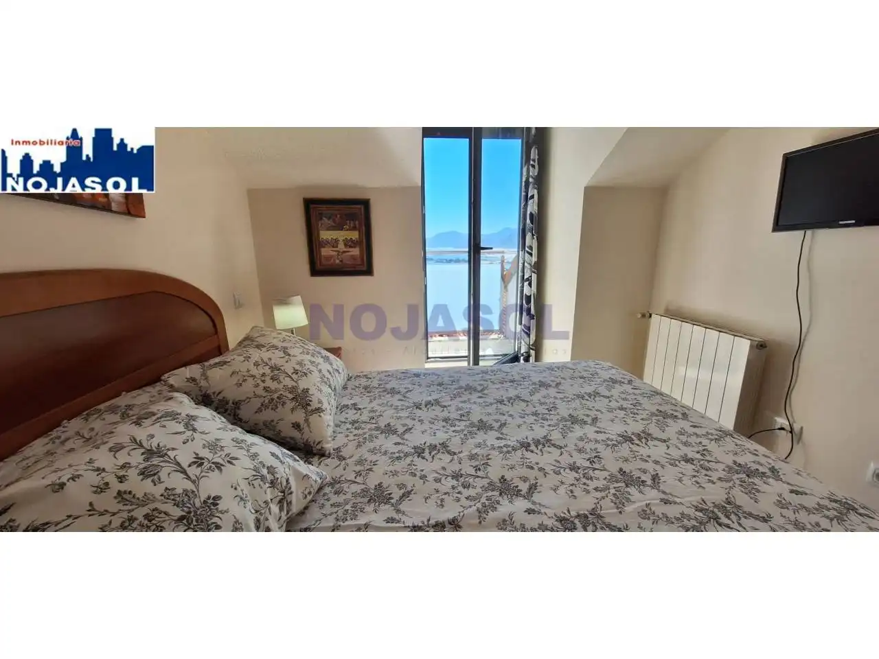 Schlafzimmer von Dachboden zur Miete in Noja mit Heizung, Terrasse und Abstellraum