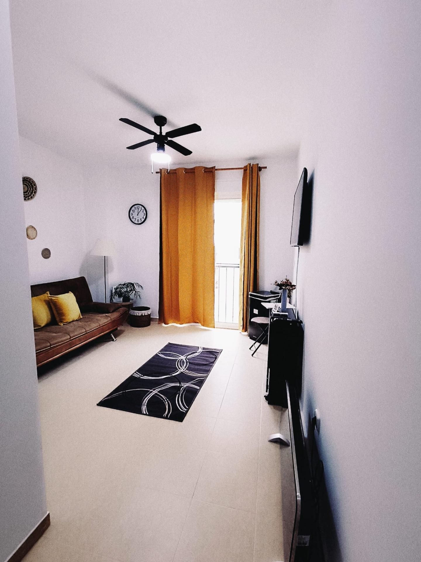 Living room of Flat to rent in Málaga Capital  with Air Conditioner