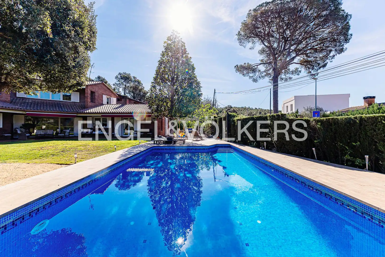Piscina de Casa o xalet en venda en Begues amb Calefacció, Jardí privat i Parquet